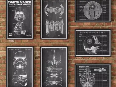Star wars board Free 3D model