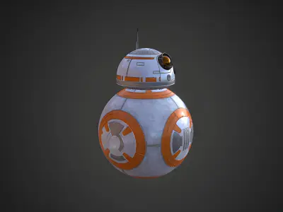 BB-8 Droid  V2 3D Model 3D model
