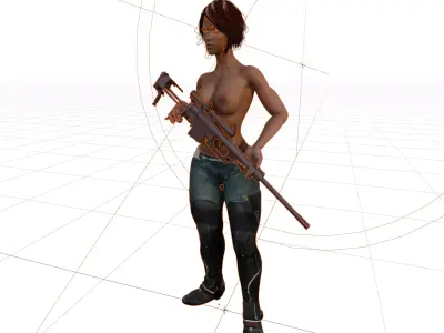 Nilin the Sniper 3D print model