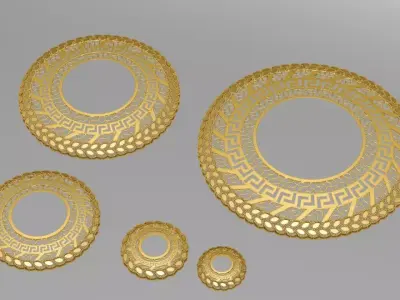 Light version of previous patterns 3D print model