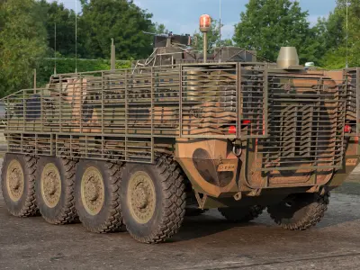 M1130 Stryker CV Slat Armour PBR 