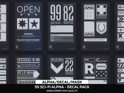 Oxygen Alpha Map Series Texture