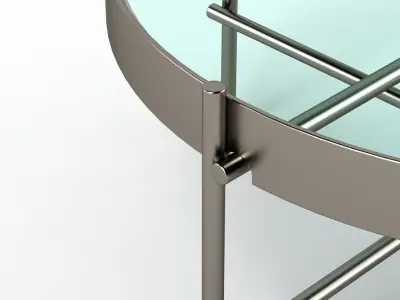 Sidetable 003 Low-poly 3D model