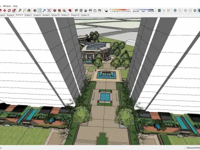 Sketchup Entrance B7 3D model