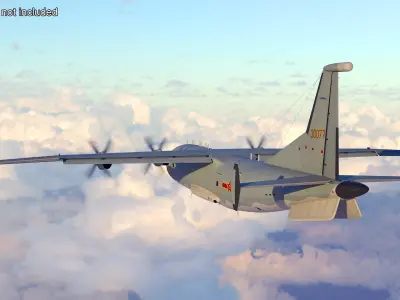  Medium Military Transport Aircraft Shaanxi Y 9 