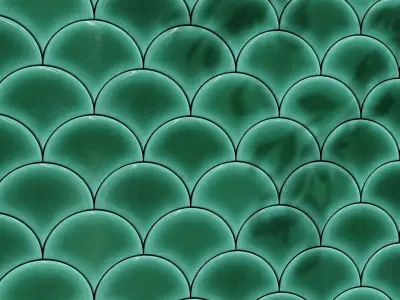 Unique Wall Tile 02 - Turtle shell-Seamless Texture