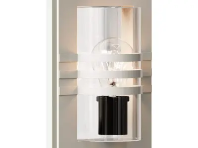 lucide privas wandlamp  wit 3D model