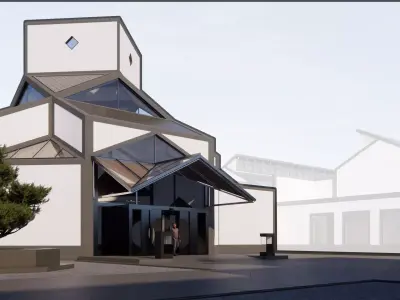 Suzhou Museum Entrance Hall by IM Pei Free 3D model