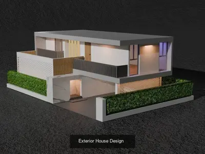 All in One House 3D Models Interior  Exterior Showcase 3D Model Pack