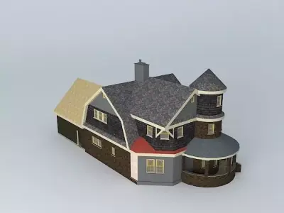Victorian Cottage Free 3D model