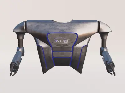 Mono Tire Robot 3D model