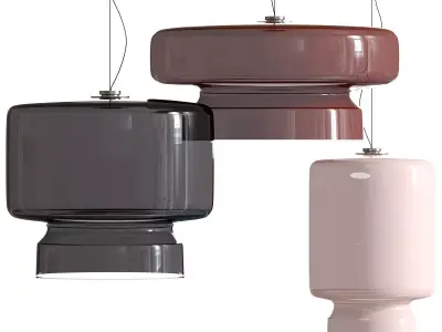 Marset Bohemia LED Polycarbonate Pendant Lamp 3D model