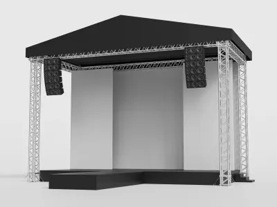 Concert Stage 12 3D model buy