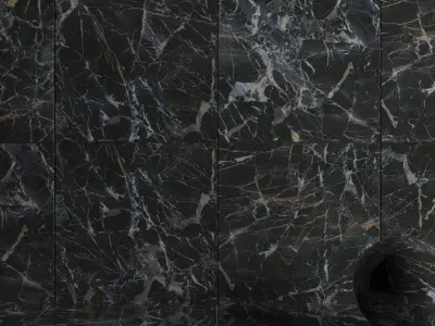 Wall Tiles Museum Laurent Black 120x120 Texture