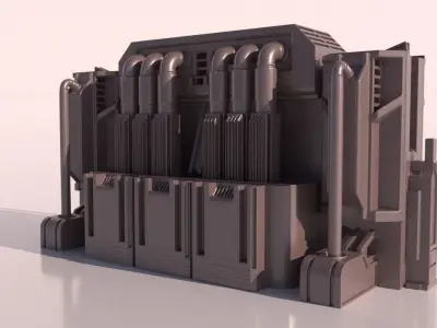 SCI-FI PROPS for 3Dprint 3D print model