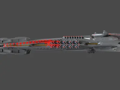 PG Defense Cruiser 3D model