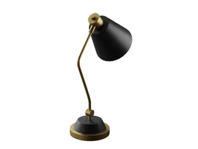 Curved Table Lamp 3D model