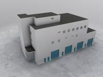 LXGB Storage 1 Low-poly 3D model