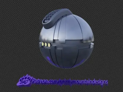 Star Wars Thermal Detonator replica AND Christmas ornament 3D print model