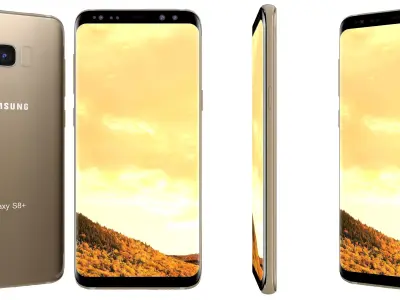 Samsung Galaxy S8 Plus All Colors 3D model