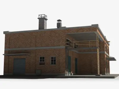 Factory xx17 Low-poly 3D model purchase