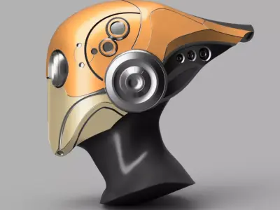 Sci Fi Space Helmet 3D print model