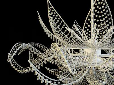 Ninfea Ceiling Lamp 3D model