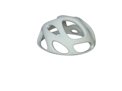 SciFi Cube Object No 46347 Low Poly Shape Low-poly 3D model