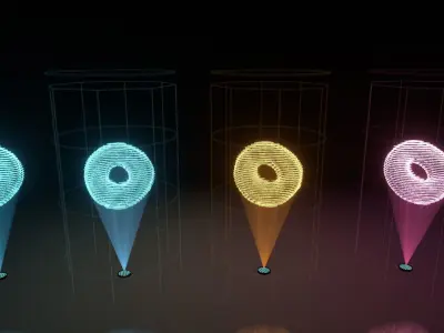 Hologram Donut 3D model