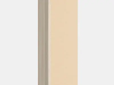 PAX Add-on corner unit with 4 shelves 2 Low-poly 3D model