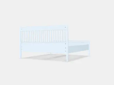 IDANAS Bed frame 24 Low-poly 3D model
