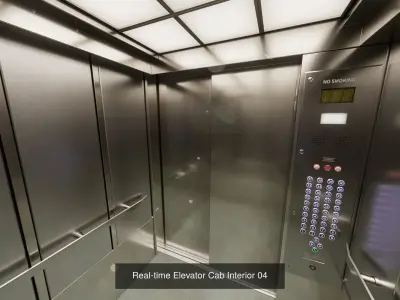 Elevator Set 3D Model Pack