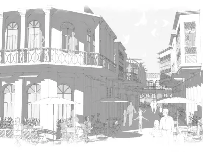 Traditional Arab street 3D model