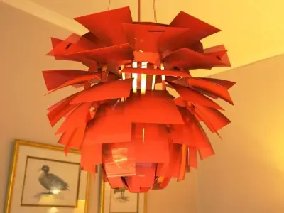 Chandelier light 3D model