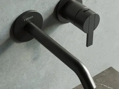 Inbani Grate 04 Vanity Unit Set 1 3D model