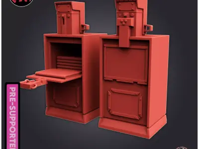 Newspaper Vending Machine 3D print model
