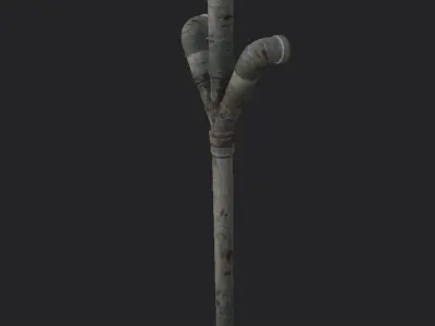 Sewage pipes Free low-poly 3D model