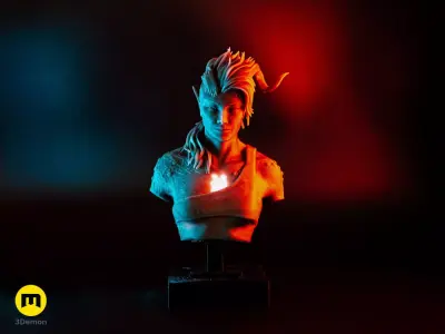 Karlach Bust - Baldurs Gate 3D print model