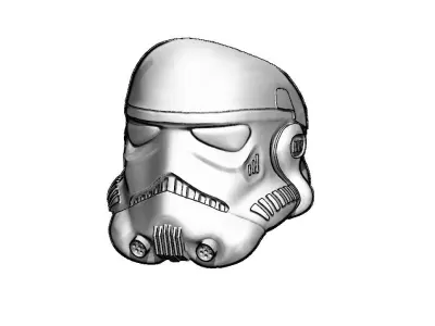 Storm trooper ring 3D print model