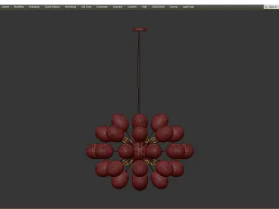 Ulanis glass pendant Low-poly 3D model