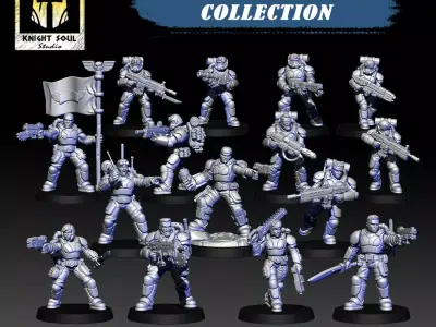 Scions of War Collection 3D print model