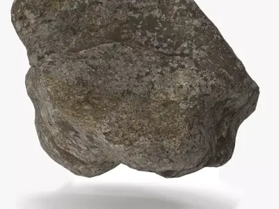 Lowpoly Rock 3 Low-poly 3D model