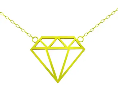 Diamond Pendant 3D model