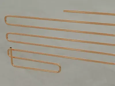 Copper Pipes 3D model