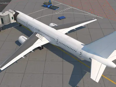  Boeing 757-200 with Cockpit 