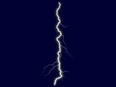 Realistic 3D Lightning CG-17 Low-poly 3D model