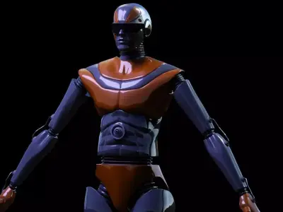 ROBOT 4 female 3D model