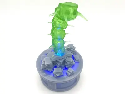 LED-Tealight Quest Marker  Library Table 3D print model