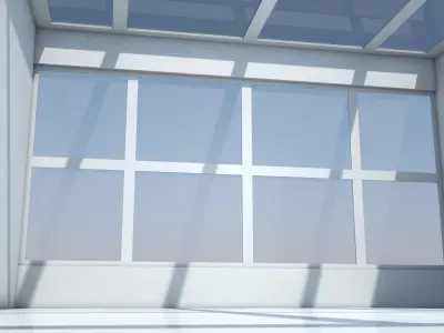 Sci Fi Room Low-poly 3D model