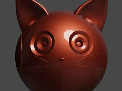Hi-Fi RUSH BALL 808 Cat for 3d print 3D print model